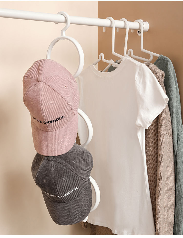 The hat hanging storage rack is a perfect tool for organizing and storing. It is a household hat rack with hooks behind the door pic 10