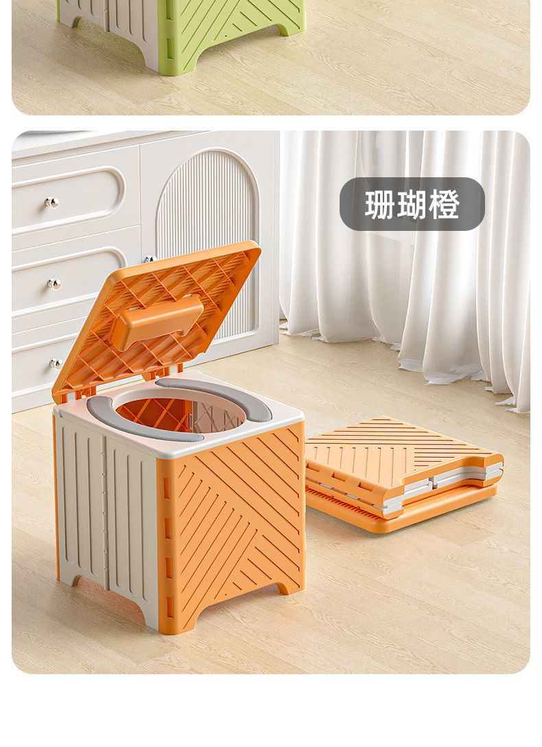 新款儿童男女宝宝折叠马桶小孩尿壶尿盆车载外出携带便携式详情16