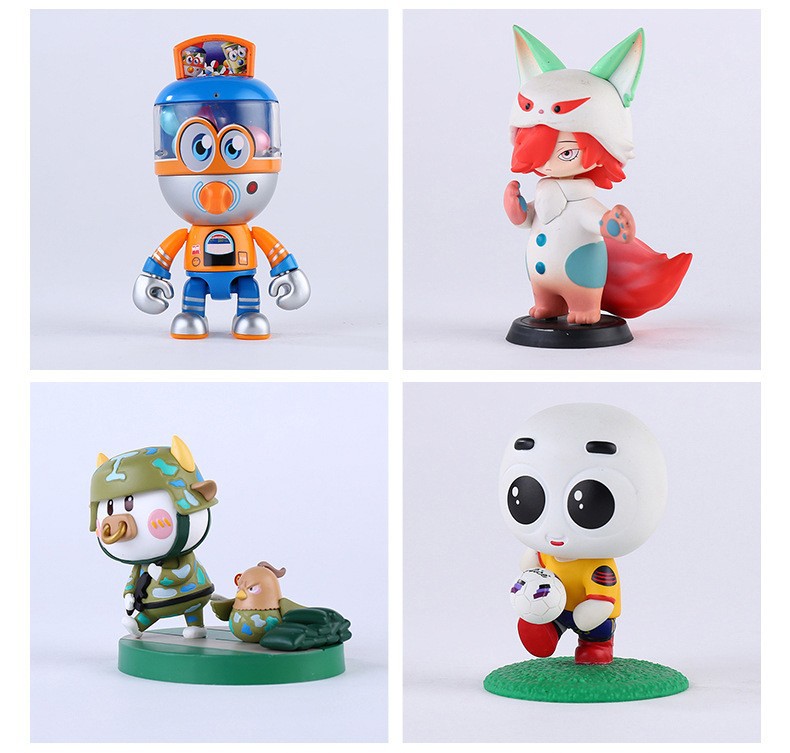 PVC公仔定制滴胶公仔盲盒手办定做树脂摆件潮玩盲盒公仔企业IP订详情11