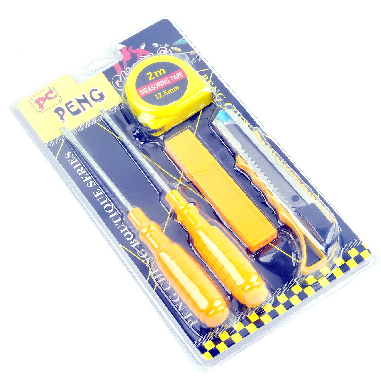 厂家直销多功能螺丝刀套装 家用维修工具包 电笔五金工具礼品组合详情4