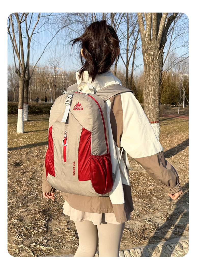  逸途 双肩包户外轻便轻便可折叠登山包大容量骑行跑步马拉松旅行背包详情22