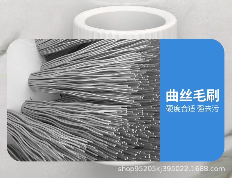 马桶刷壁挂式套装家用厕所卫生间浴室无死角清洁刷子带底座可挂墙详情11