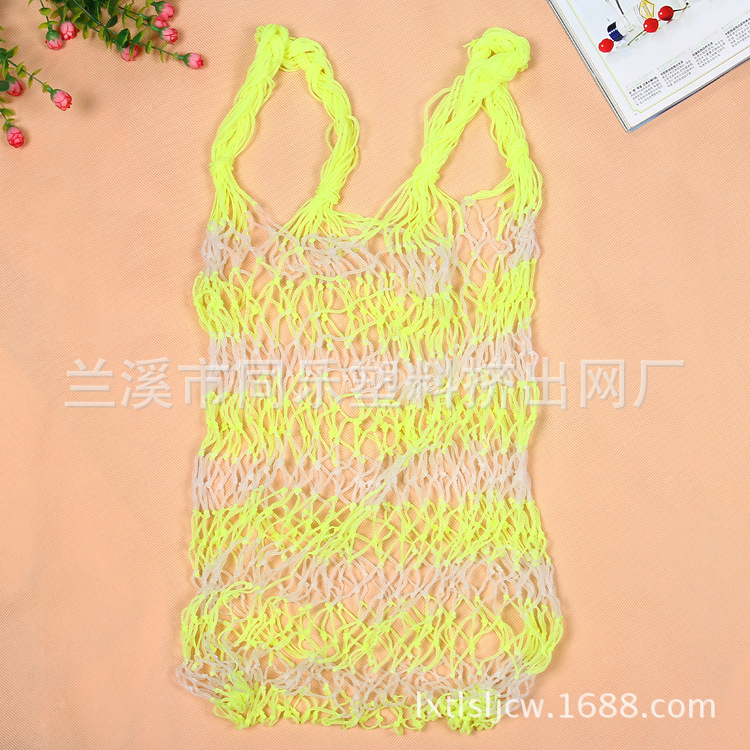 Factory wholesale plastic fruit net bags, PE plastic net buckle potato extruded net bags, 90-mesh plastic net bags pic 8