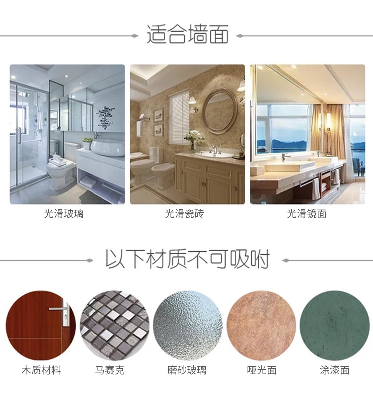 多功能白色吸盘皂液器厨房浴室洗手液瓶简约防滑便捷收纳详情18