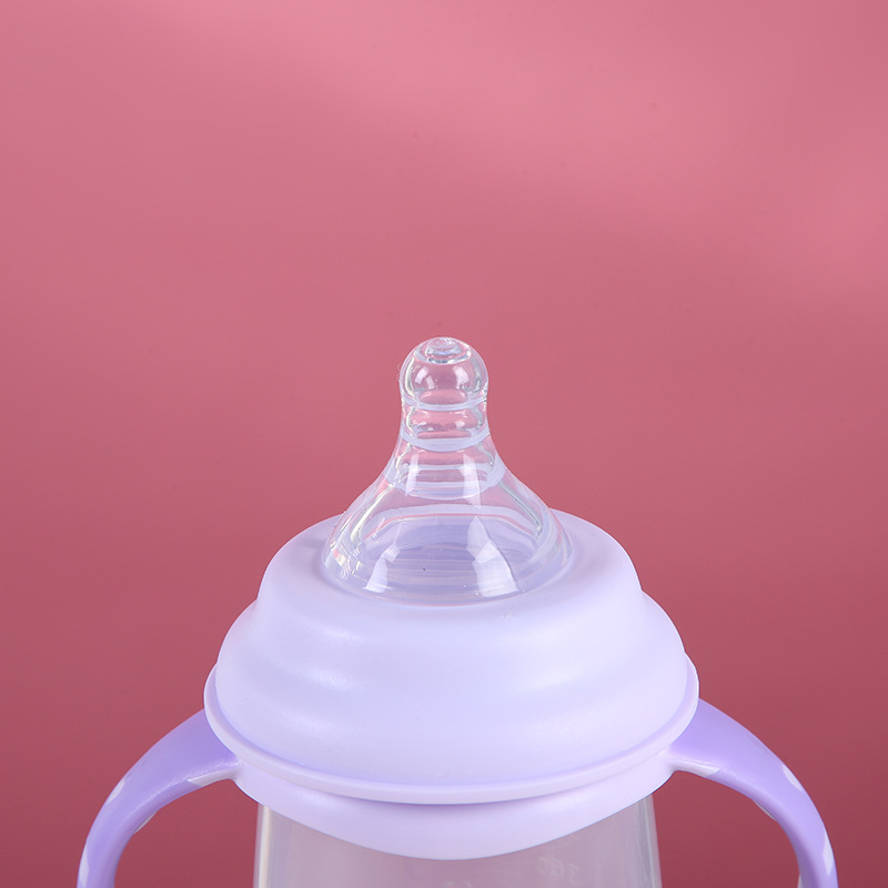 Cross-border wholesale of baby cartoon milk bottles, wide-mouth anti-swelling silicone pacifiers, baby feeding bottles, and maternal and infant products pic 8