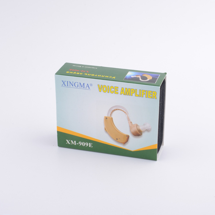 跨境专供XM-909E助听器便携迷你随身集音器耳背式听力扩音助听器详情8