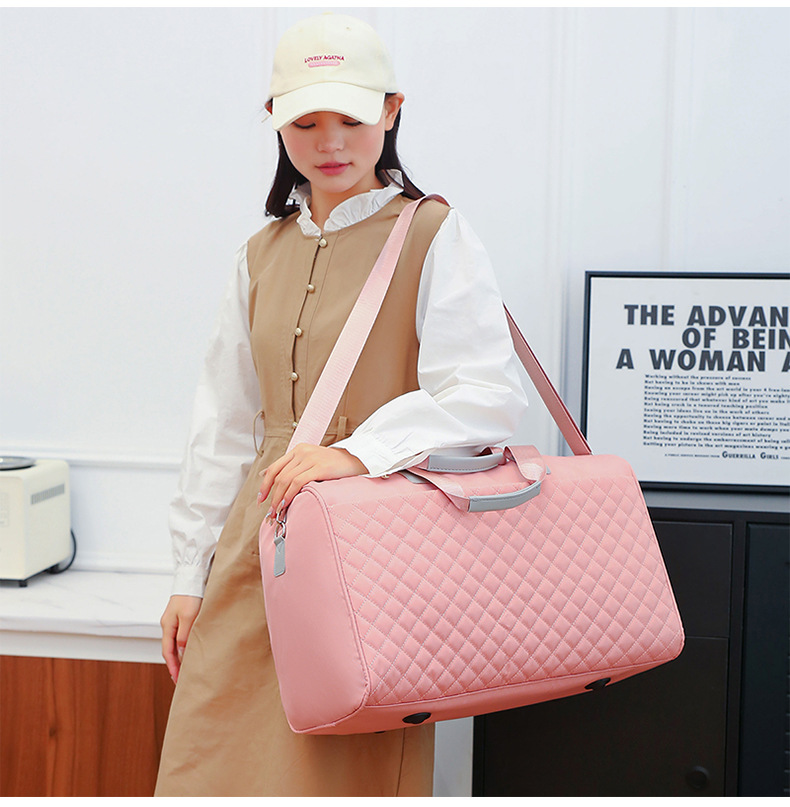 Wholesale of new dry-wet separation crossbody fitness bags, large-capacity yoga bags, sports hand-held short-distance travel storage bags pic 19