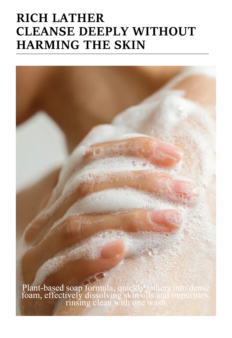 KORMESIC Cleansing Herbal Three-Color soap Deep Pore Cleansing and Oil Control Handmade Soap perfumed soap pic 21