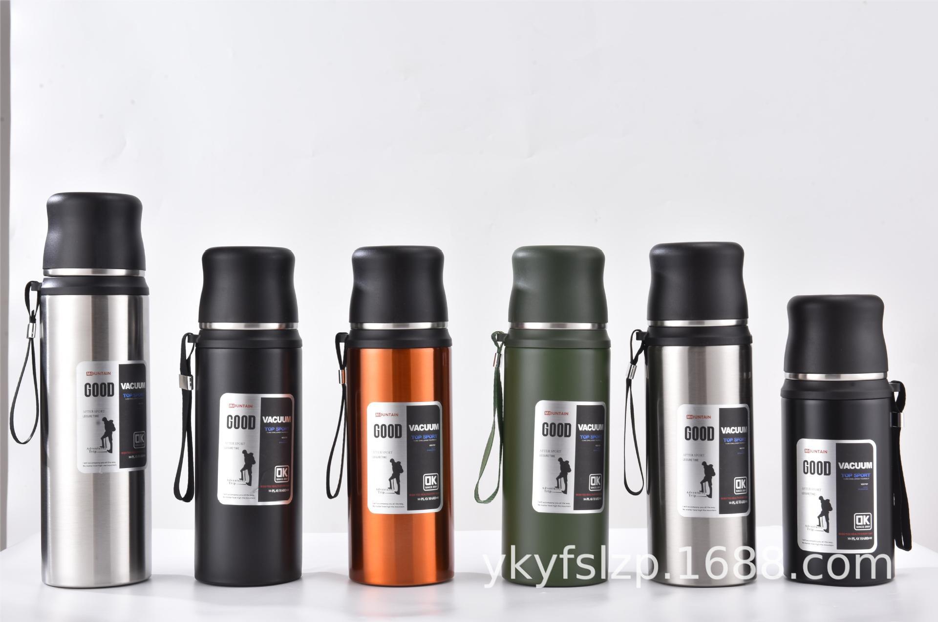 新款大容量304不锈钢真空保温杯 茶水分离户外双饮盖便携式保温杯 时尚耐用保温效果好详情14