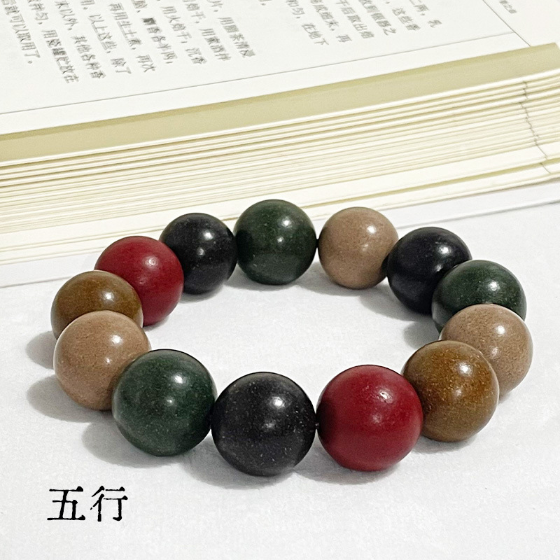 厂家批发合香珠手串天然药材古法提炼中药手串DIY佛珠男女款手链详情4