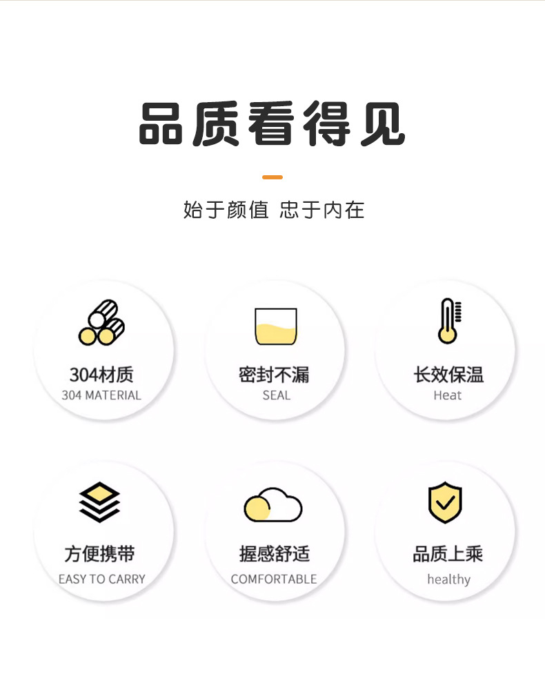 跨境304不锈钢迷你小胖丁保温杯户外便携提环口袋杯随手杯可批发详情3