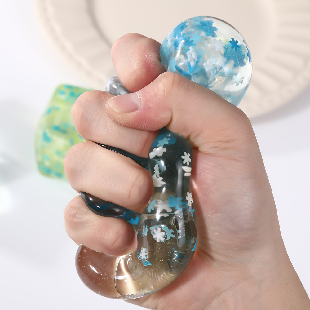 夏日清爽水立方捏捏解压软胶玩具弹性拉伸挤压方块麦芽糖冰块批发详情6