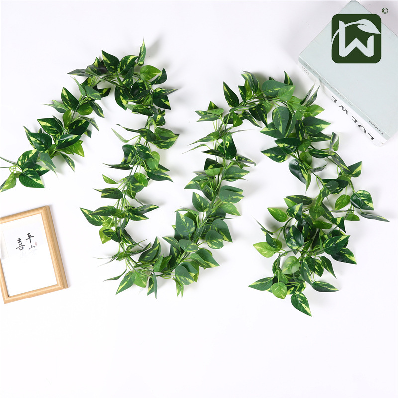 仿真藤条葡萄叶植物叶藤蔓假植物藤绿植人造壁批发壁挂葡萄藤挂墙详情17