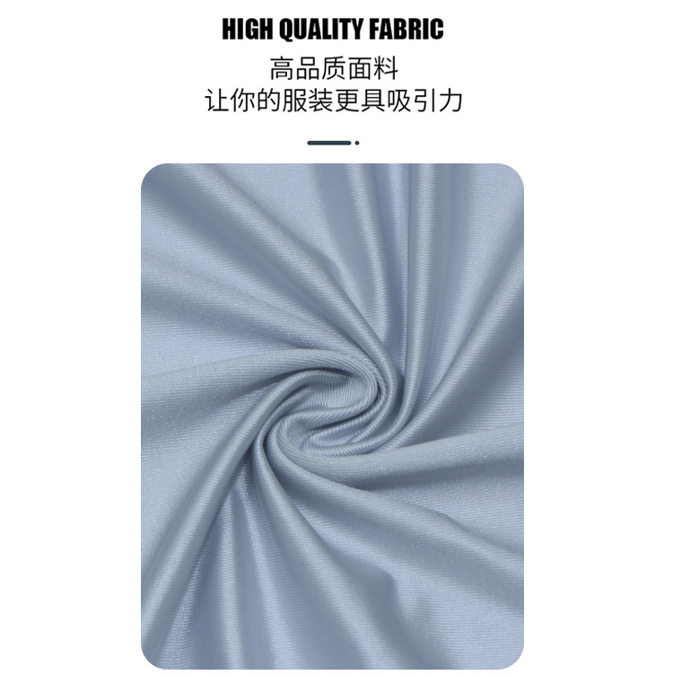 经编40D油光米高针织面料锦纶高弹闪光布内衣泳衣服装女装面料详情2