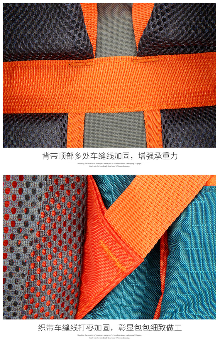 Wholesale of new backpacks, hiking sports backpacks, large-capacity water-resistant casual cycling and mountaineering bags pic 34
