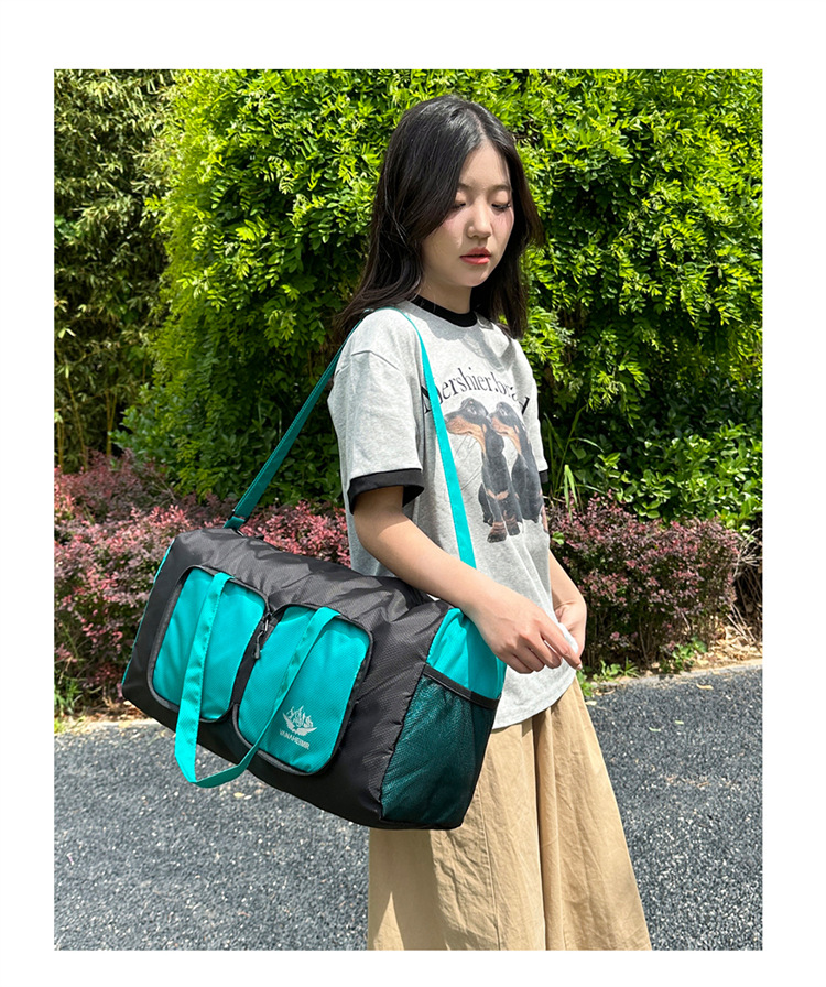 Yitu Warner Heim storage bag, large-capacity hand-held outdoor picnic bag, single-shoulder travel bag, fitness bag, luggage bag pic 16