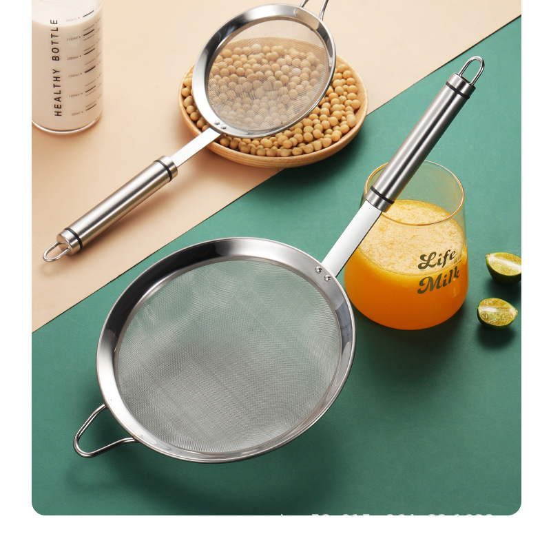 304不锈钢豆浆过滤网筛超细家用神器榨果汁机隔渣漏网厨房小漏勺详情17