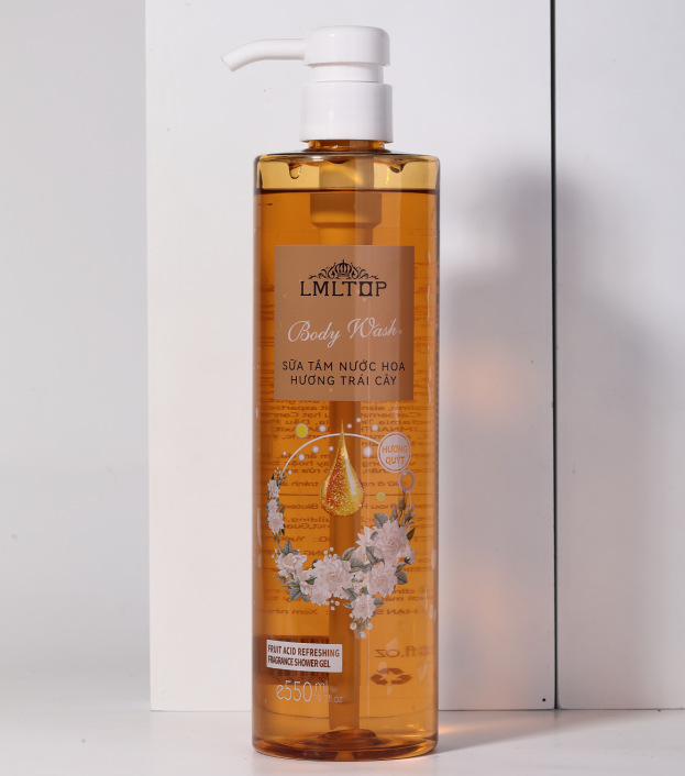LMLTOP果酸嫩肤香氛沐浴露550ml跨境专供VNLML2111详情11