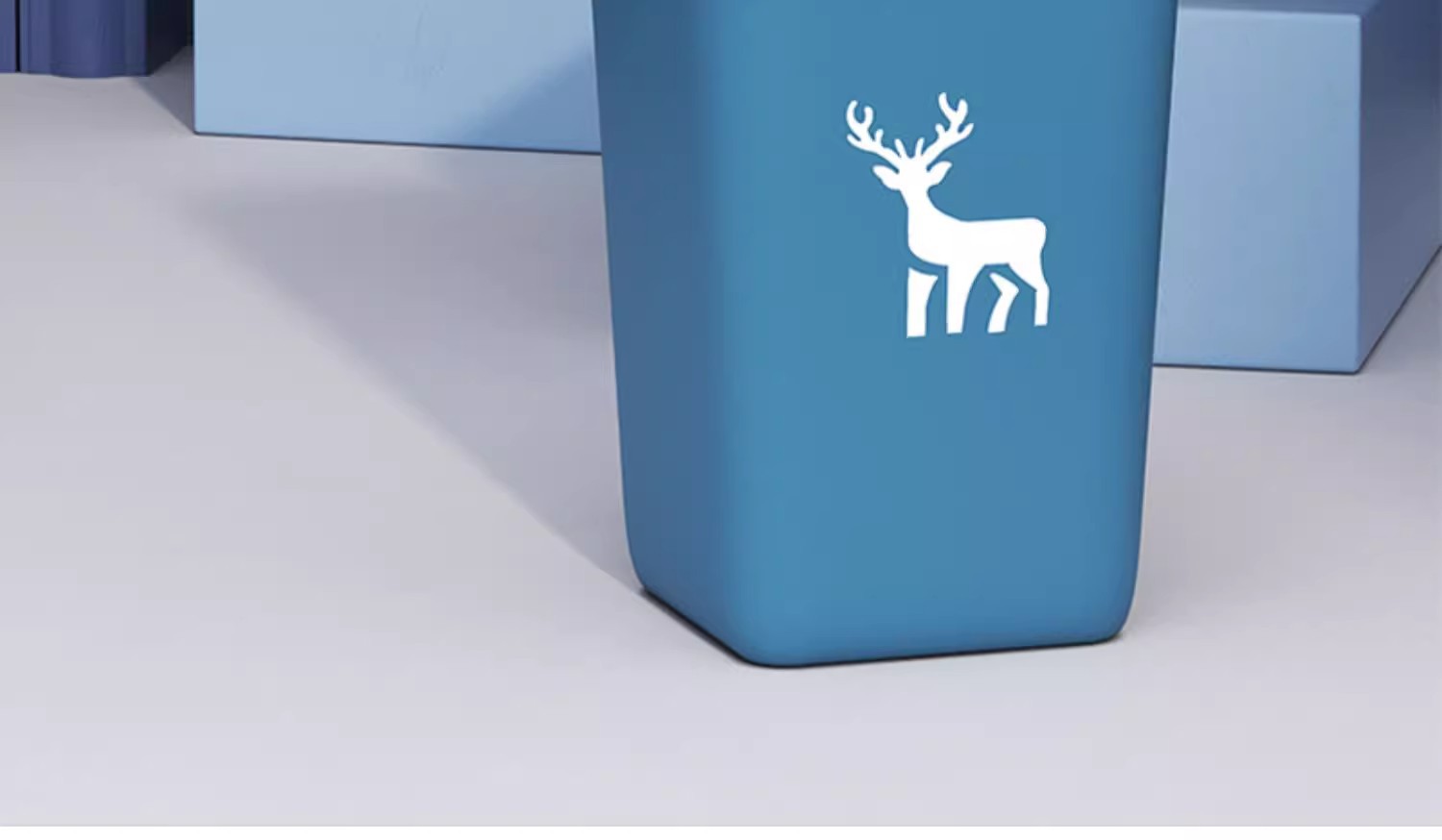 Kitchen, living room, home, bedroom, bathroom, lid-type toilet, waterproof wastebasket, press with lid, large-capacity trash can pic 16