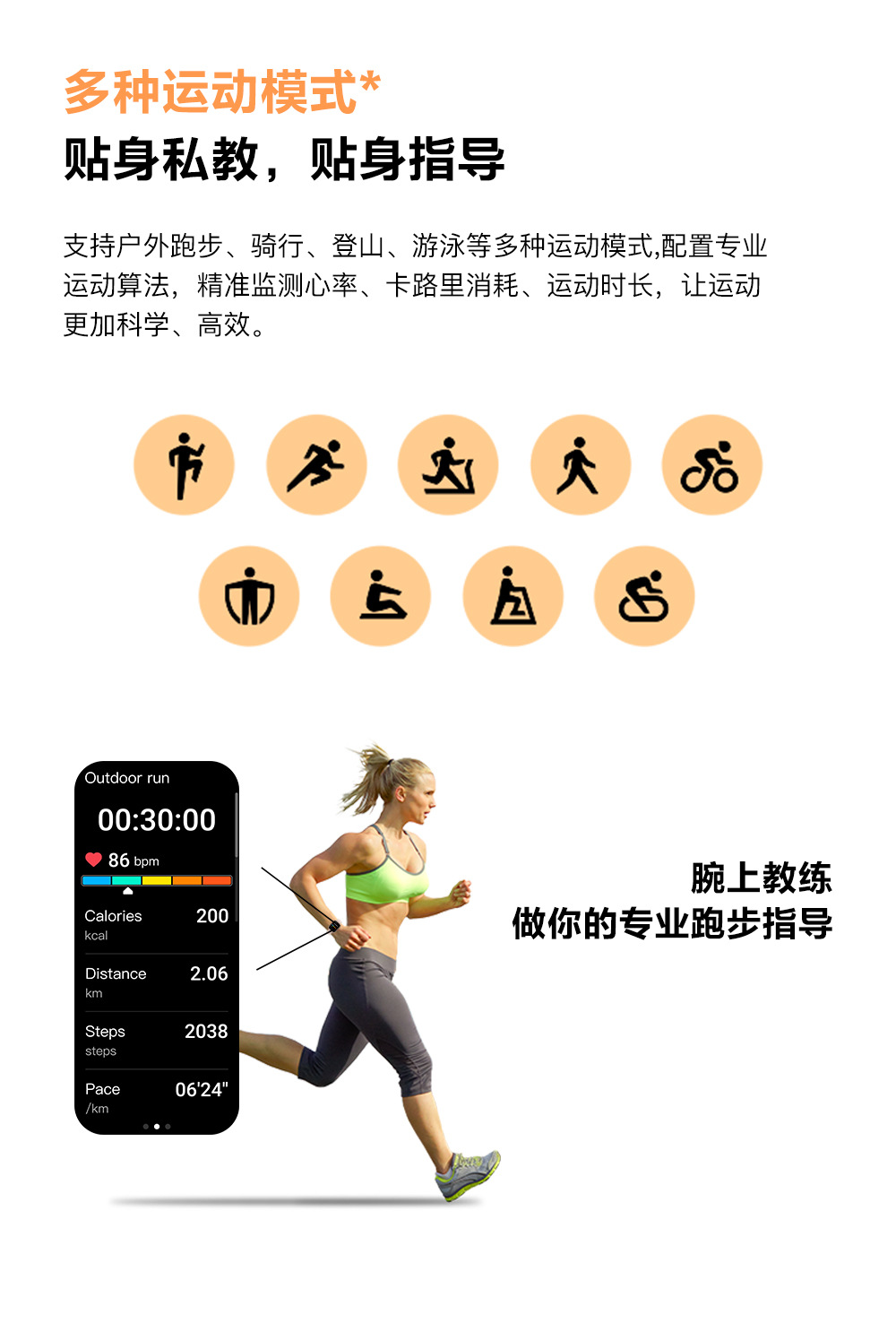 T33跨境 1.96屏蓝牙电话手表华强北心率红光血氧睡眠运动智能手表详情10