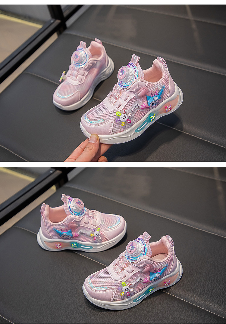 女童运动鞋2024新款网面鞋学生卡通鞋库洛米跑步鞋中大童休闲鞋子详情8