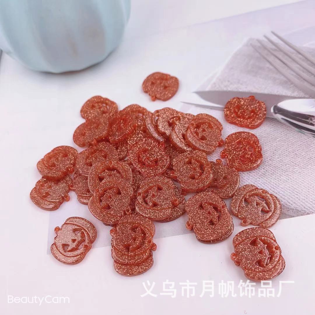 DIY南瓜笑脸汉服耳坠耳饰手链挂件吊坠配件厂家库存尾货亏本处理详情5