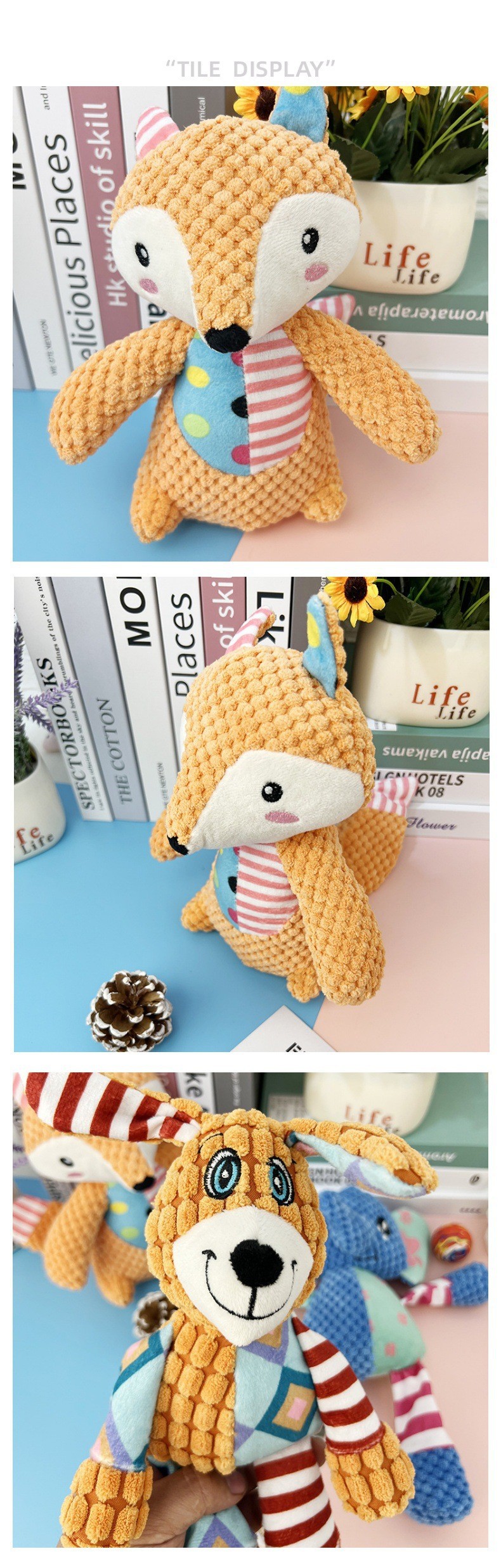 Nuevo juguete de peluche para mascotas molino limpieza dental ocurrencia juguetes interactivos para perros gato desde hi productos de alivio al por mayor pic 5