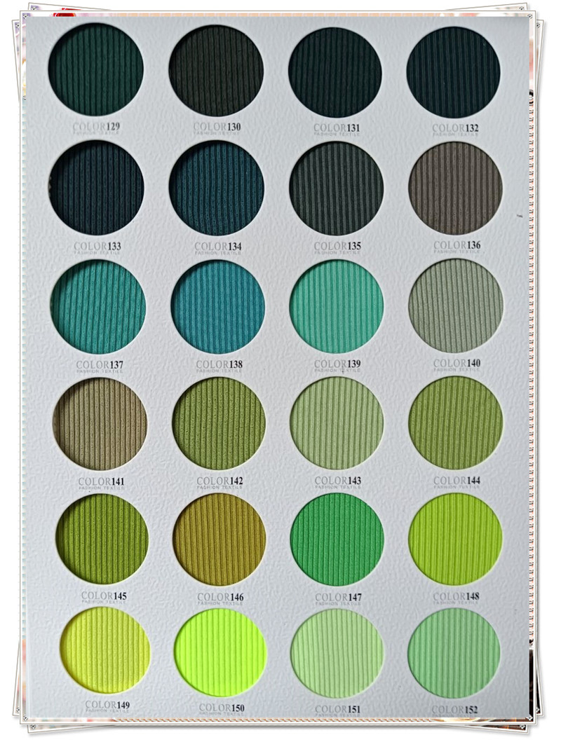 Polyester and ammonia ribbed fabric in stock: 1X1 ribbed, 2X2 textured, 5X2 ribbed, 4X3, 2X1, 8X5, 8X3, 8X4 elastic stripes pic 7