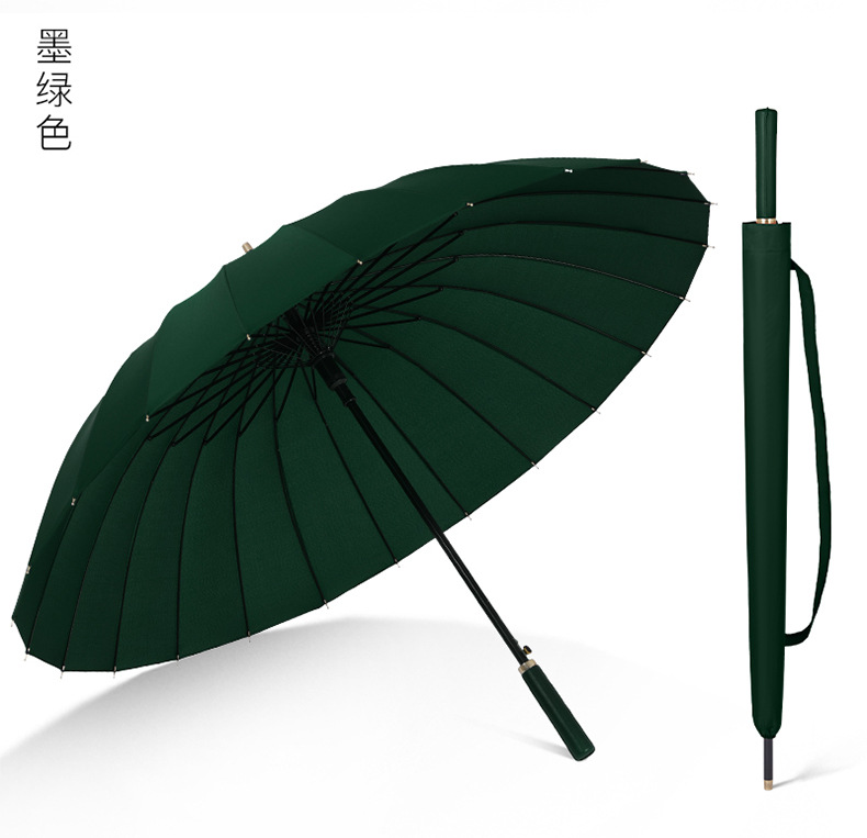 24骨长柄伞抗暴风晴雨两用伞加大双人商务直杆高尔夫伞广告印刷详情22