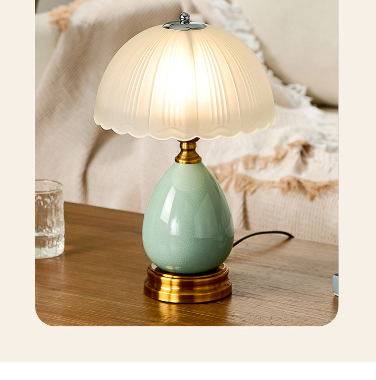 陶瓷台灯美式复古卧室床头台灯网红爆款中山灯具跨境电商外贸工厂详情6