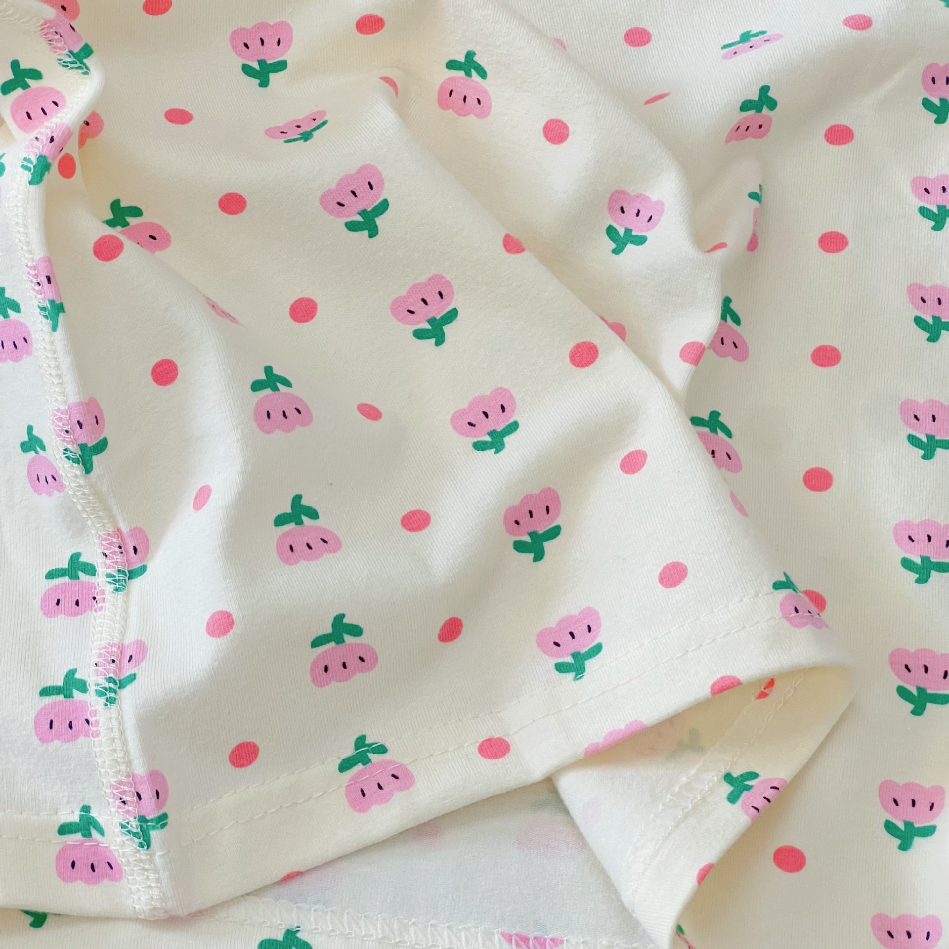 A类纯棉男女童宝宝秋季家居服内衣套装韩版无感印花睡衣秋衣秋裤详情23