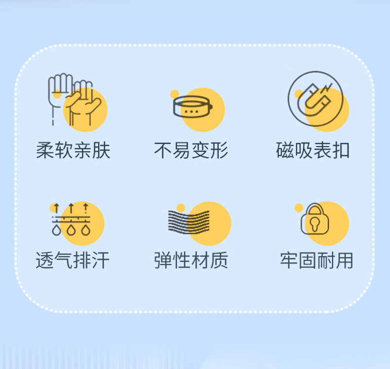 适用于华为儿童电话手表5XPro 4Pro 4X 3Pro 3S磁吸编织弹力表带详情3