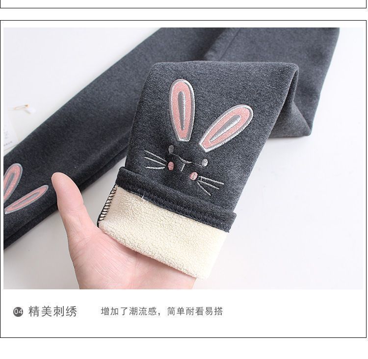 女童加绒裤子外穿打底裤冬季童裤宝宝加绒一体绒中小儿童长裤潮详情11