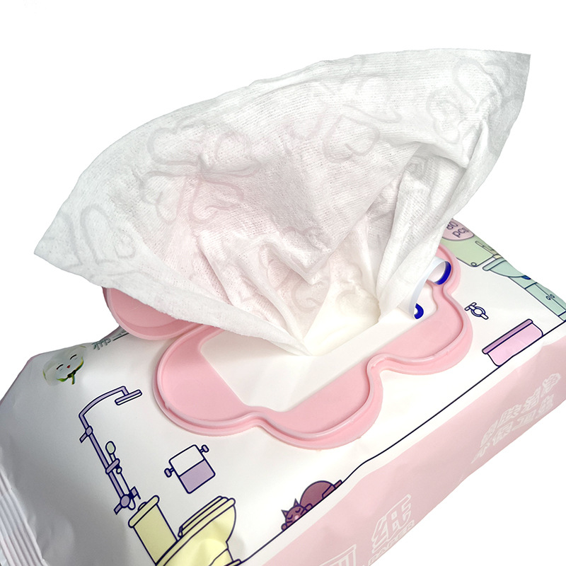 Inicio carga papel higiénico húmedo limpiador toallitas húmedas papel higiénico limpiador de papel PP mujeres toallitas húmedas rollo de papel fábrica al por mayor pic 13