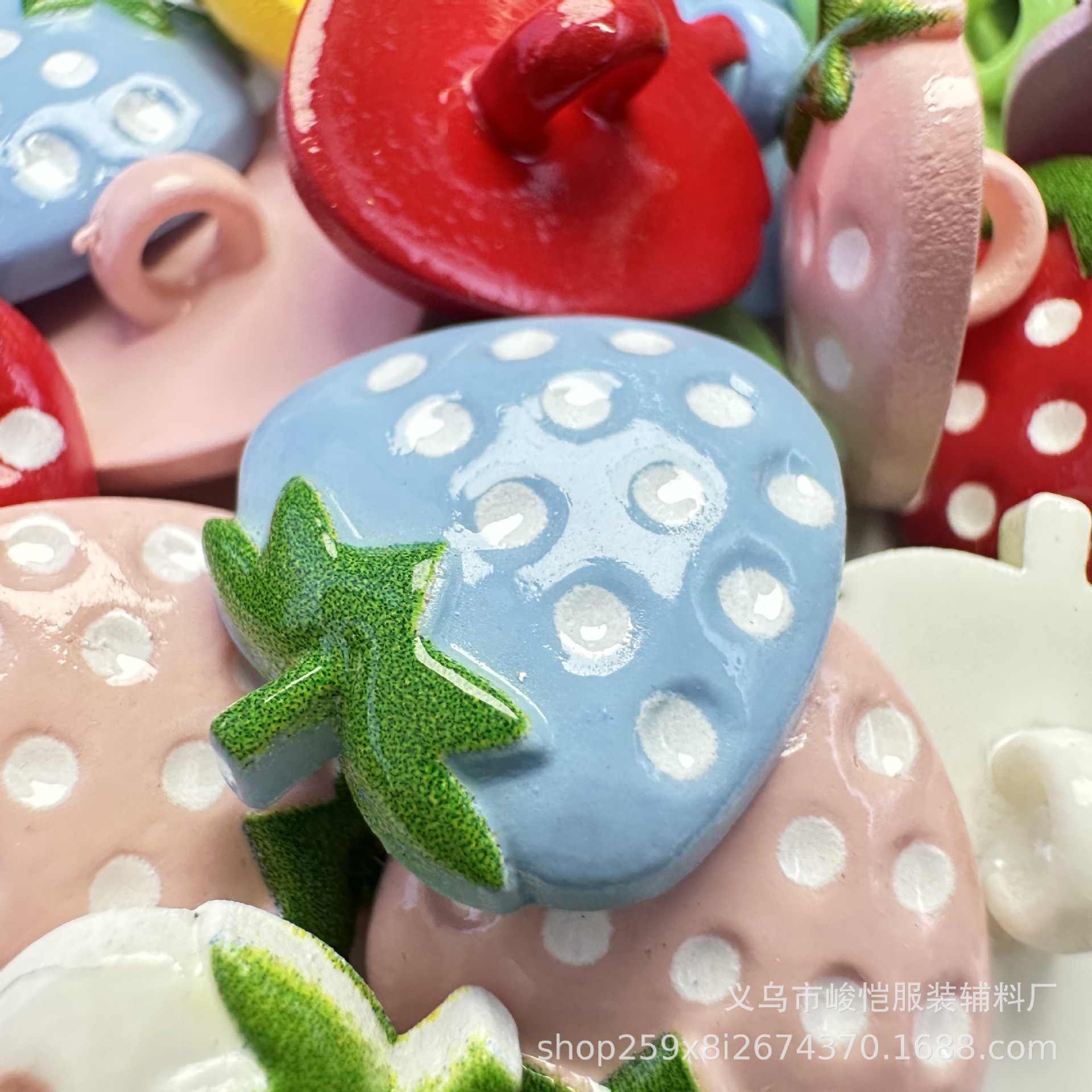 diy resin accessories for watermelon, strawberry, pineapple and apple, fruit slices, hair accessories, hair clips, cream glue, oiling and colorful buttons pic 12
