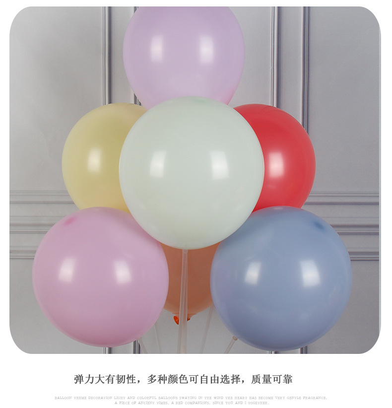 5-inch, 10-inch, 12-inch and 18-inch latex balloons in macaron color series for birthday and festival decoration and venue arrangement pic 9