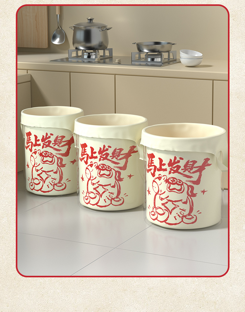 The thickened disposable plastic bag for household use, which is not easy to break, is a vest bag pic 4