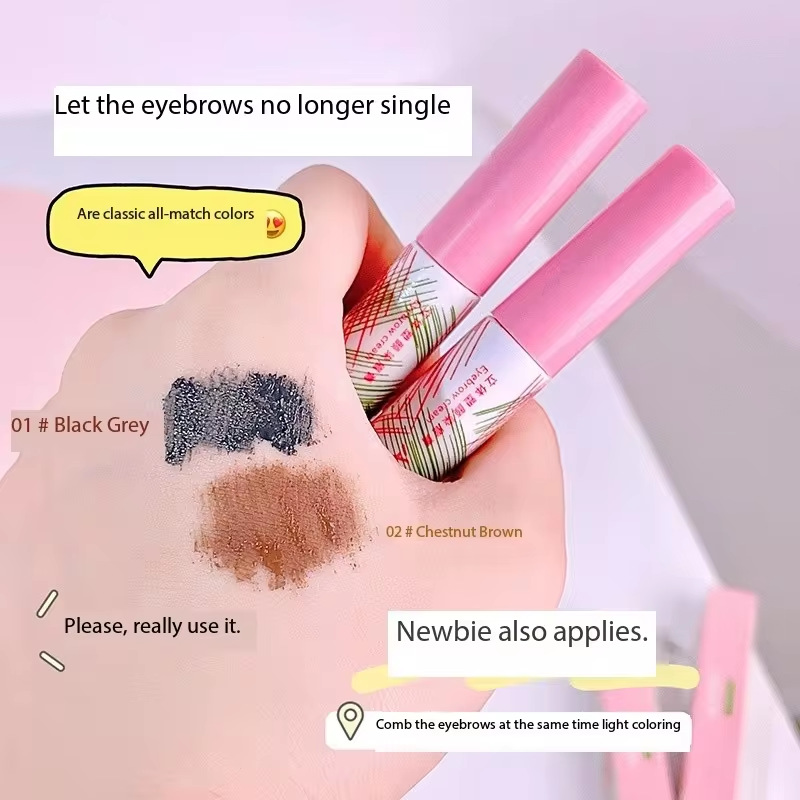 【 Cross-border Exclusive 】ADMD 3D Shaping Eyebrow Dye is waterproof, long-lasting, natural and easy to color. Wholesale Eyebrow dye pic 4
