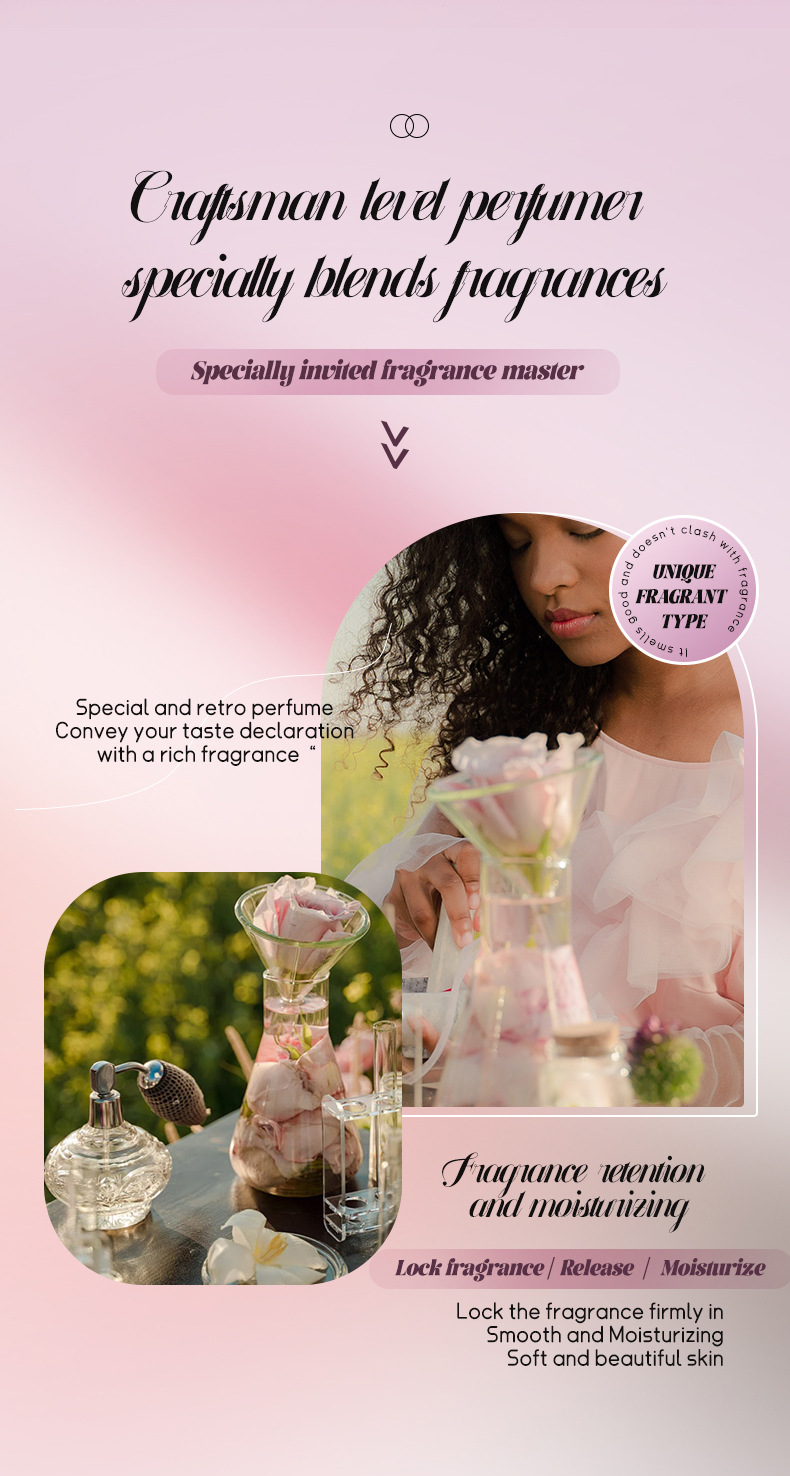 【跨境专供】香水护肤套装持久留香清新淡香香水身体乳液套装批发详情6