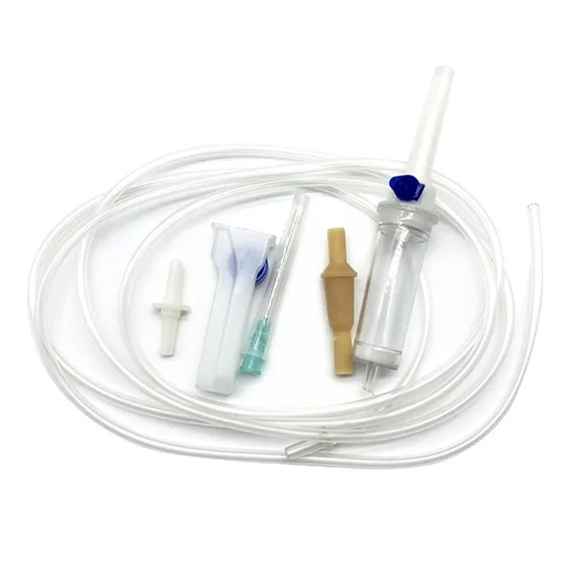 Wholesale of sterile liquid infusion medical disposable intravenous infusion sets for export pic 5