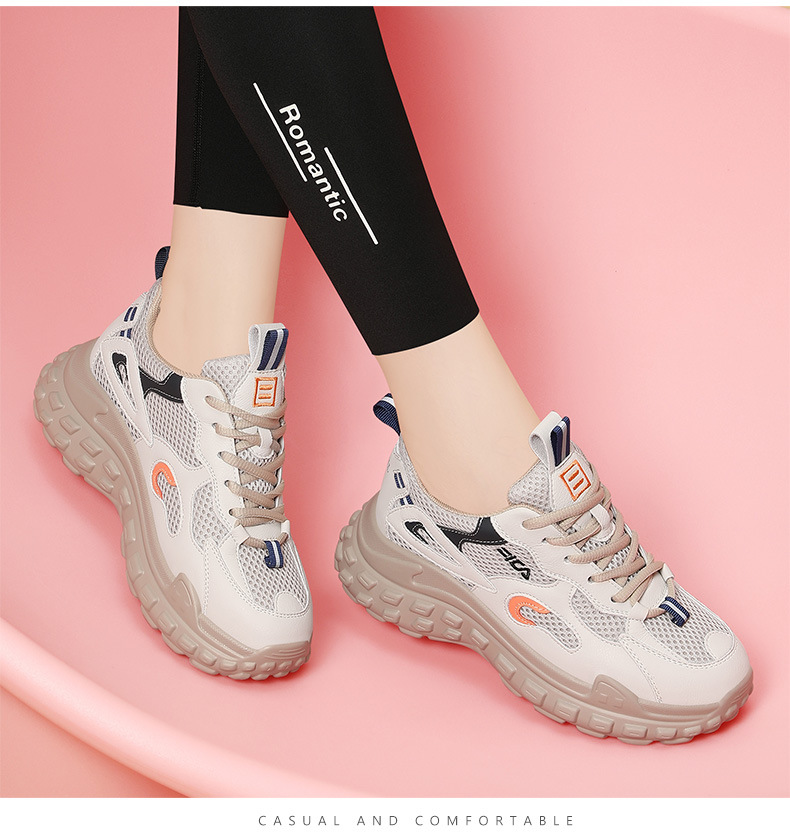 软底老爹鞋女超轻休闲运动跑步2025年春秋季新款百搭女鞋薄款鞋子详情11