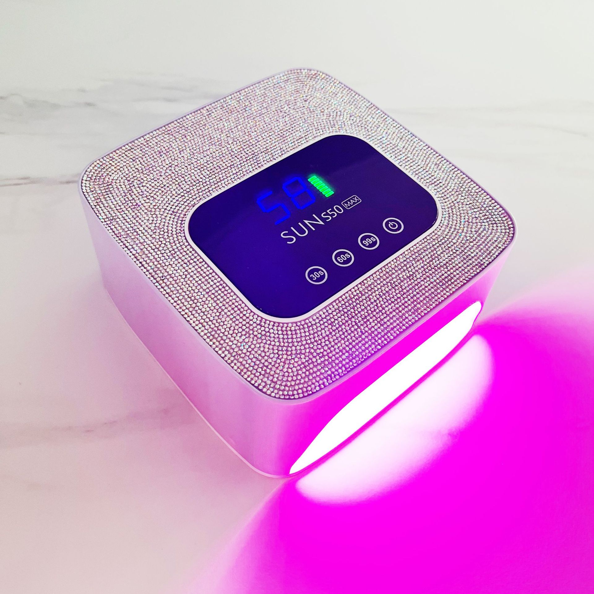 The new S50 wireless battery-powered red light nail art phototherapy machine, LED, quick-drying and non-blackening nail art baking lamp, is specially designed for nail salons pic 4