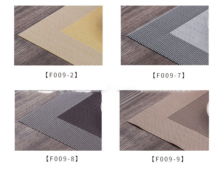 速卖通跨境pvc餐垫防水防油日式隔热餐桌垫酒店餐厅咖啡厅西餐垫详情5