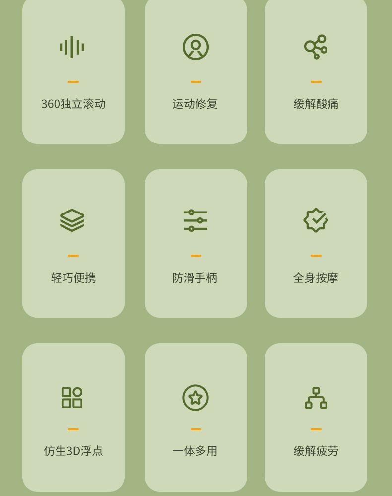 九轮环形夹腿器美腿夹小腿按摩神器夹腿器腿部按摩器瑜伽滚轮夹详情3