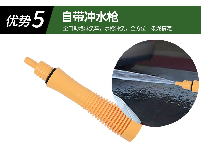 源头厂家洗车神器通水刷雪尼尔自动旋转拖把家用擦车长柄伸缩刷子详情28