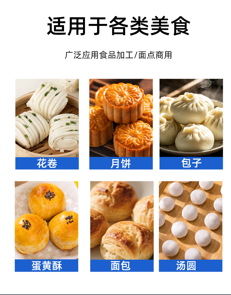 全自动面团滚圆机商用面团分割机跨境专供烘焙设备搓圆机高产详情8