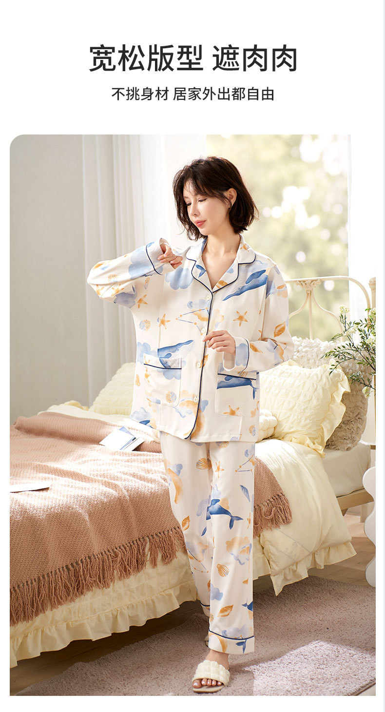 喜月批发A类月子服纯棉夏季薄款 孕期产后哺乳喂奶吸汗孕妇睡衣女详情11
