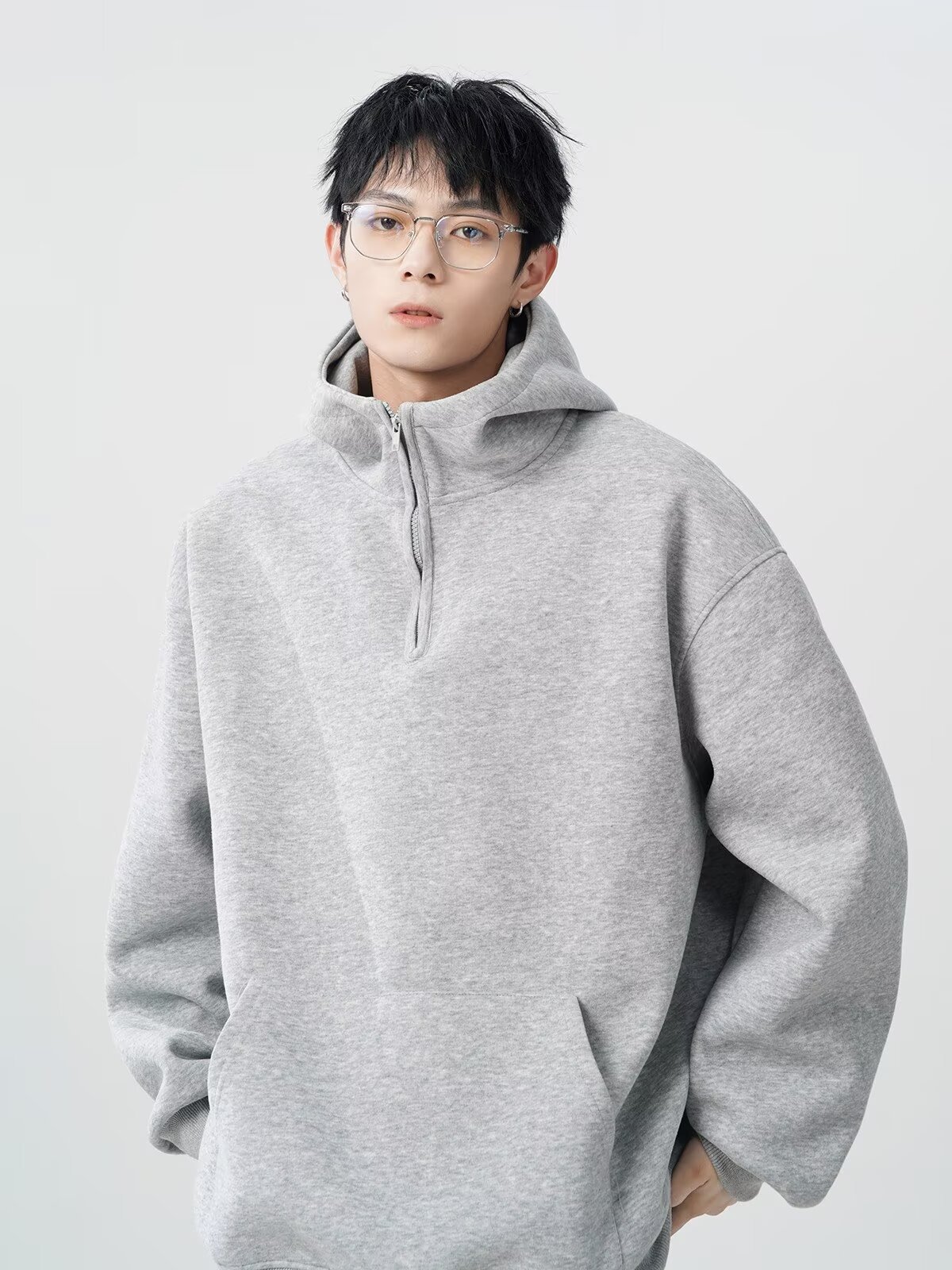  oversize casual versatile top fashion men's hoodie详情25