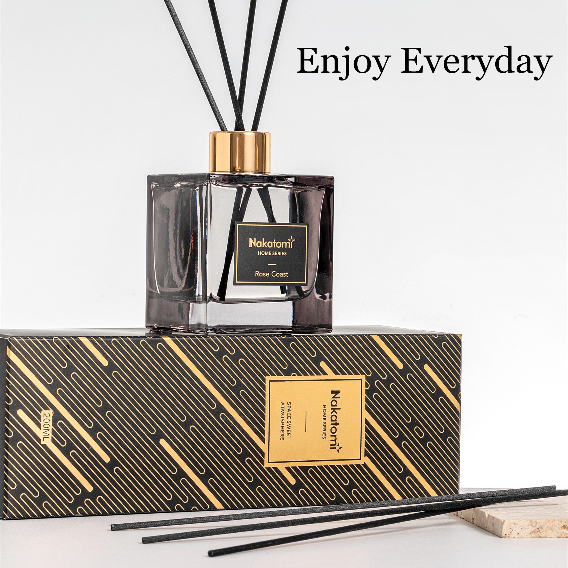 High-end flameless aromatherapy, high-end and long-lasting, fresh air, home bedroom gift box set wholesale, one-piece consignment pic 6