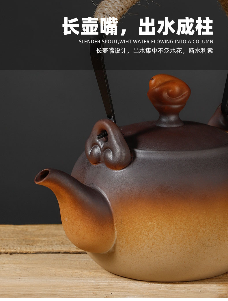 围炉煮茶室内家用器具全套烧烤炉烤火炉子碳炉陶土炭炉烤茶套装详情24